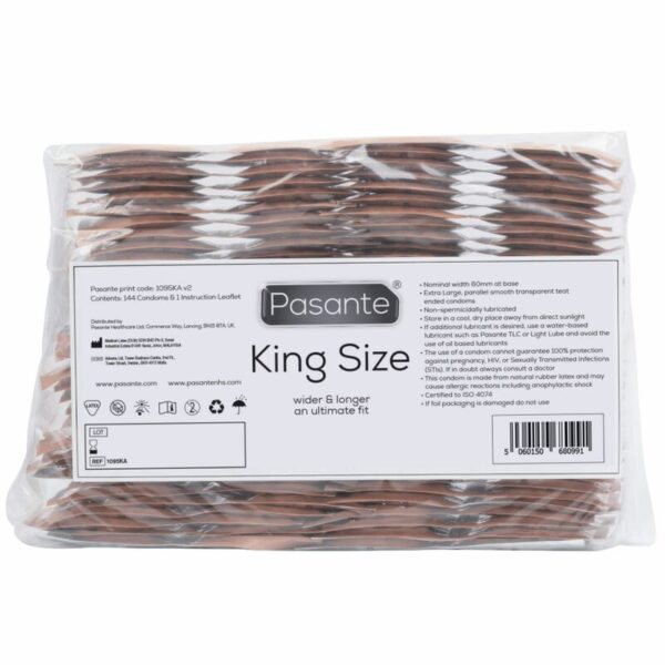 PASANTE KONDOME KING SIZE BEUTEL 144 EINHEITEN
