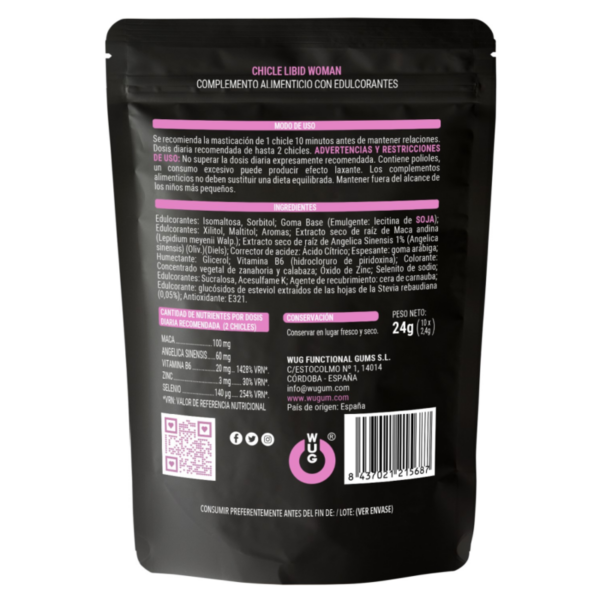 WUG GUM LIBID WOMEN ENHANCER 10 UNITS – Bild 2