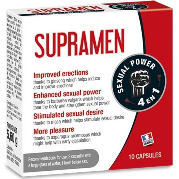 SUPRAMEN 10 KAPSELN SEXUELLE KRAFT 4 IN 1