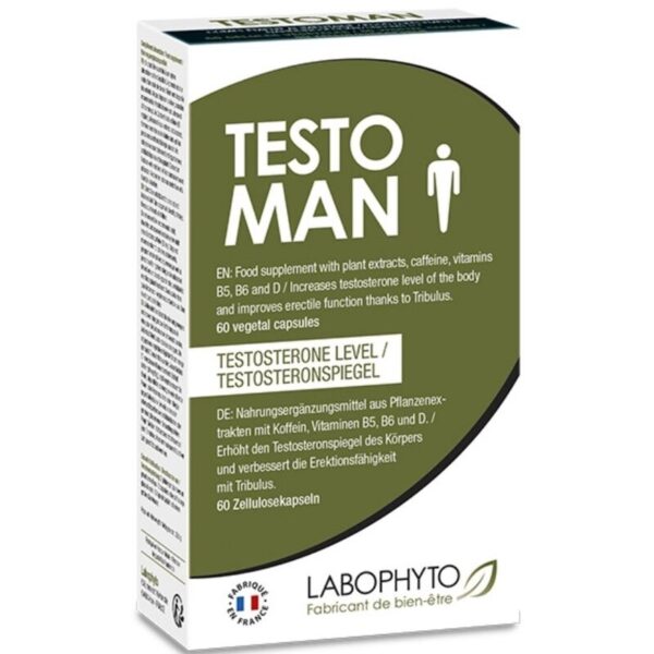 TESTOMAN TESTOSTERON-NIVEAU NAHRUNGSERGÄNZUNGSMITTEL 60 CAP