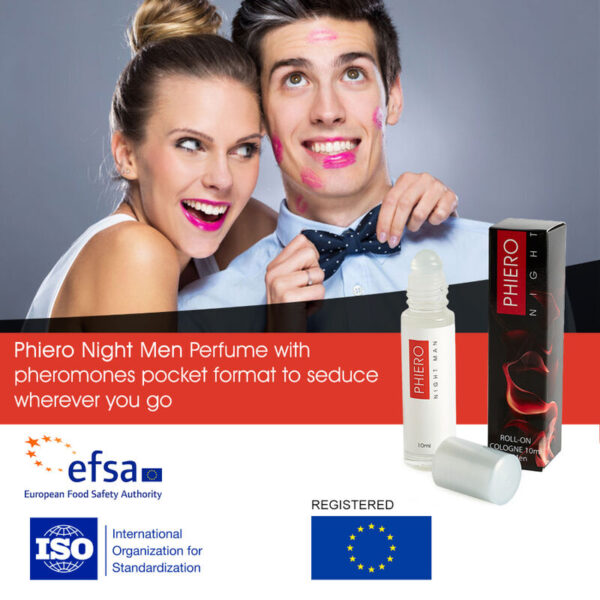PHIERO NIGHT MAN PARFUM PHEROMONE FÜR MÄNNER MIT ROLL-ON – Bild 2