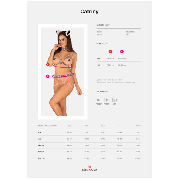 OBSESSIVE ? CATRINY KOSTÜM L/XL – Bild 5