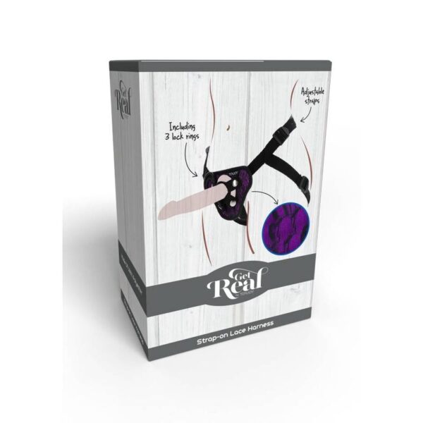 TOYJOY STRAP-ON LACE HARNESS VIOLETT – Bild 9