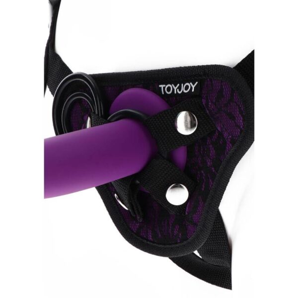 TOYJOY STRAP-ON LACE HARNESS VIOLETT – Bild 3