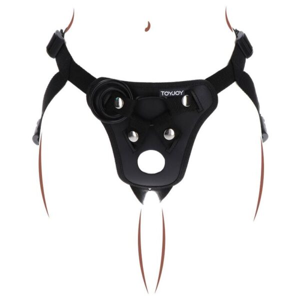 TOYJOY STRAP-ON PLEASURE HARNESS SCHWARZ – Bild 5