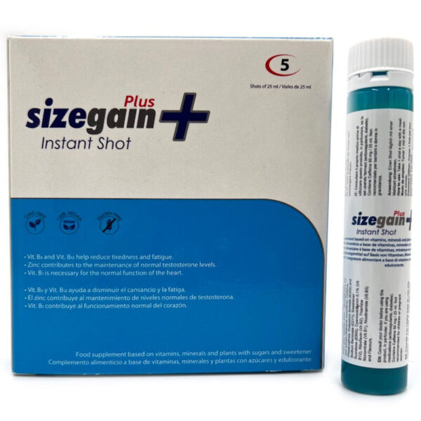 SIZEGAIN PLUS INSTANT SHOT MALE ENERGIZER 5 UNITS – Bild 2