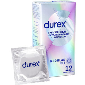 UNSICHTBARE EXTRA GESCHMIERTE DUREX 12 EINHEITEN