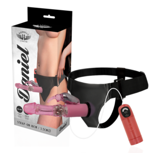 HARNESS ATTRACTION DANIEL MIT VIBRATION UND DREHUNG 18 X 3.5CM
