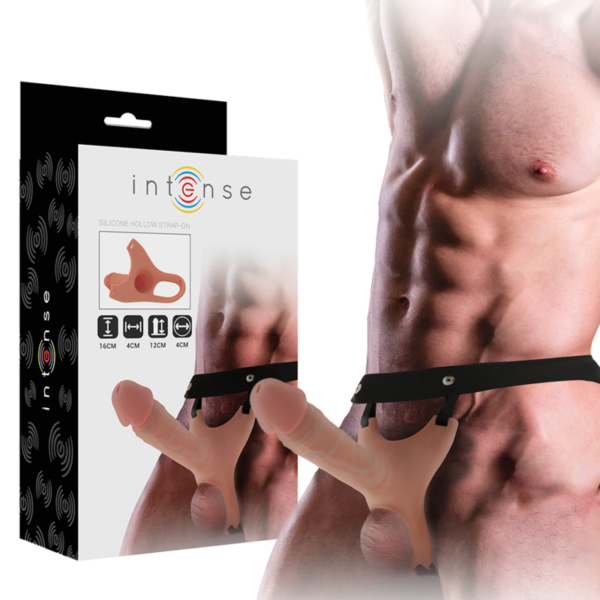 INTENSE - HOHER STRAP-ON-SILIKONVERLÄNGERER 16 X 3,5 CM – Bild 2