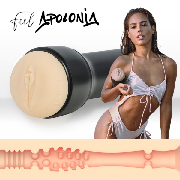KIIROO KEON + FEEL STROKER APOLONIA LAPIEDRA + AQUA QUALITY LUBE 50 ML – Bild 2