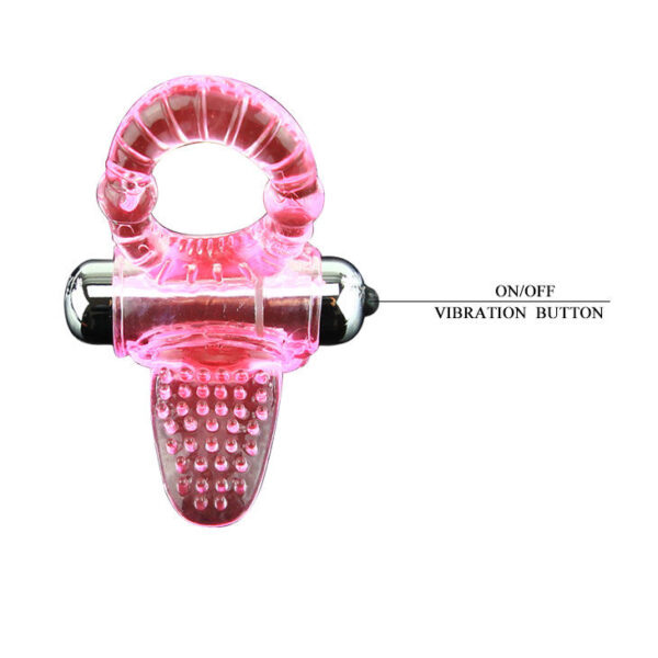 SWEET ABS 10 RITMOS RING ANILLO PENE VIBRADOR ROSA – Bild 5