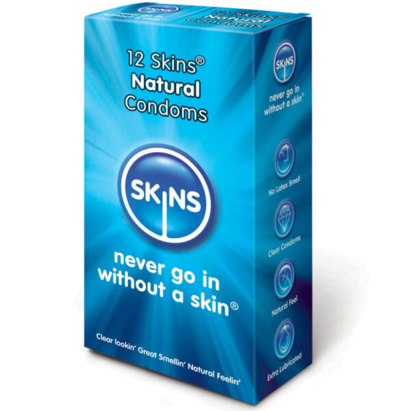 SKINS CONDOM NATURAL PACK 12 – Bild 2