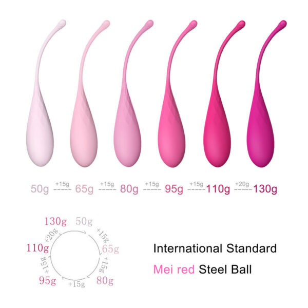 LESLIE KEGEL FIT PELVIC MUSCLE TRAINING SET 6 STÜCKE – Bild 9