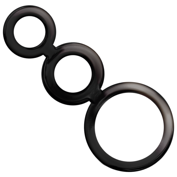 ADDICTED TOYS SET  ANILLOS PENE Y TESTICULOS - AHUMADO – Bild 2