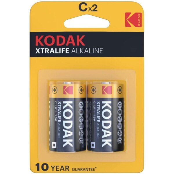 KODAK XTRALIFE ALKALINE BATTERIES CX 2 EINHEITEN