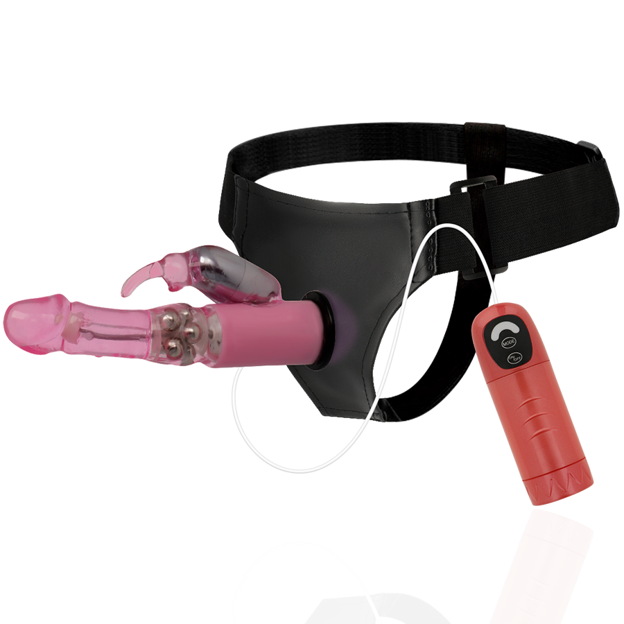 HARNESS ATTRACTION DANIEL MIT VIBRATION UND DREHUNG 18 X 3.5CM – Bild 3