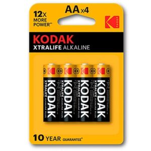 KODAK XTRALIFE ALKALINE BATTERIE AA LR6 BLISTER * 4