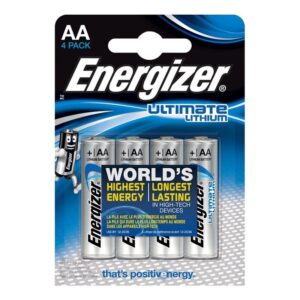 ENERGIZER ULTIMATE LITHIUM LITHIUM BATTERIE AA L91 LR6 1,5V BLISTER * 4