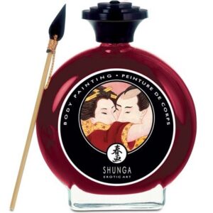 SHUNGA KÖRPERBEMALUNG ERDBEERSCHAUMWEIN