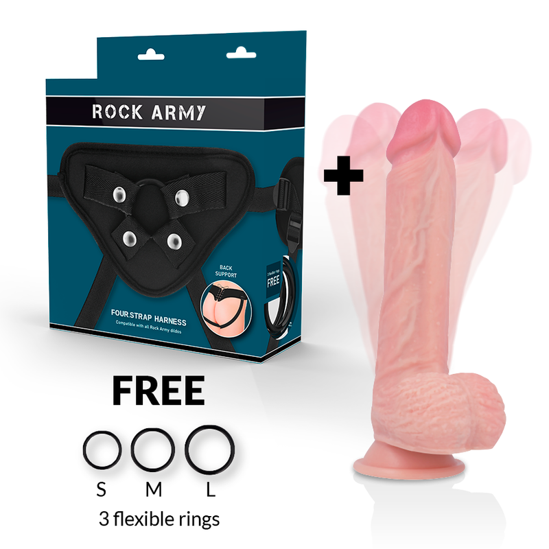 ROCKARMY ARNES + HAWK ROTADOR Y VIBRADOR 22 CM – Bild 2